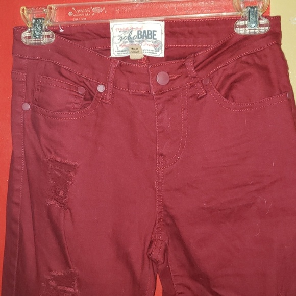 WOMEN DISTRESSED JEANS - Picture 1 of 3